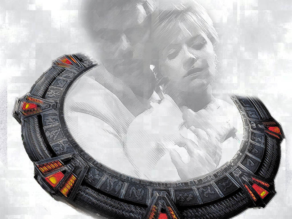 Wallpapers TV Soaps Stargate Ship Jack & Sam