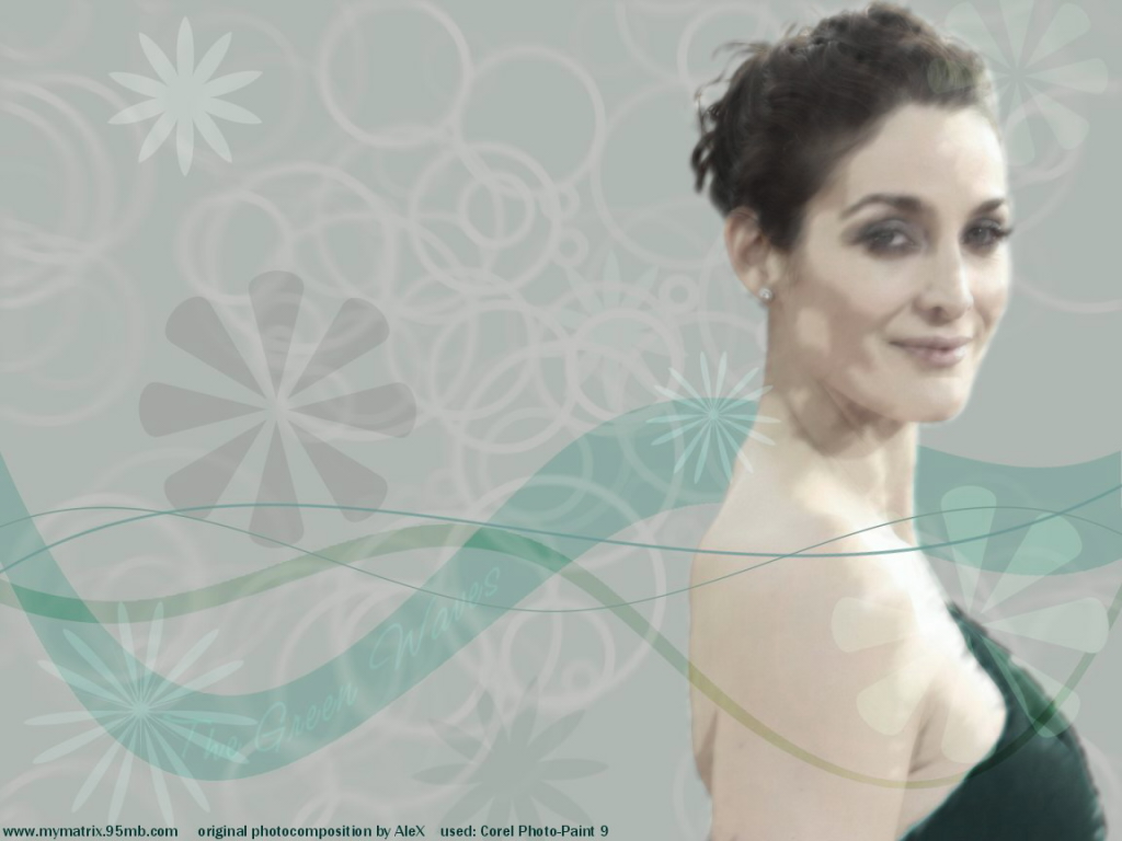 Fonds d'cran Clbrits Femme Carrie-Anne Moss The Green Waves