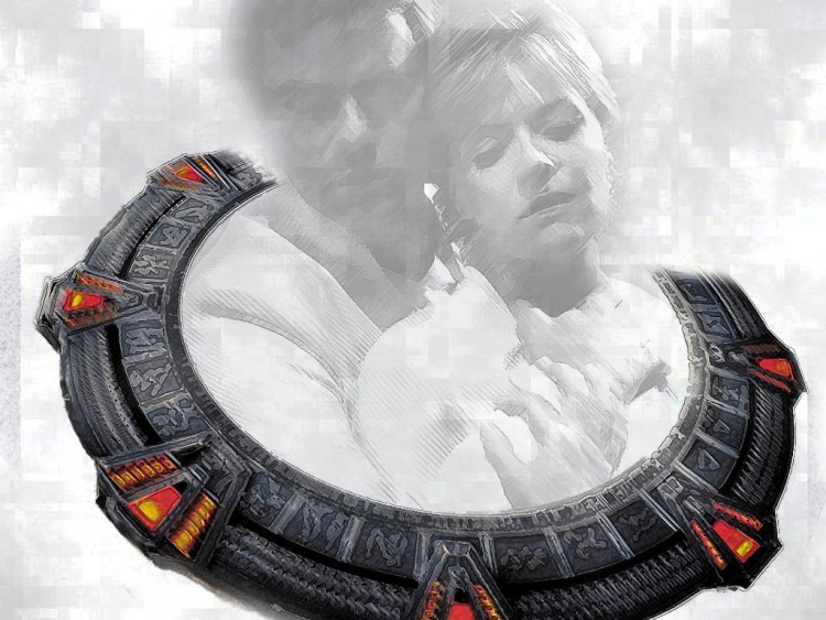 Fonds d'cran Sries TV Stargate Ship Jack & Sam