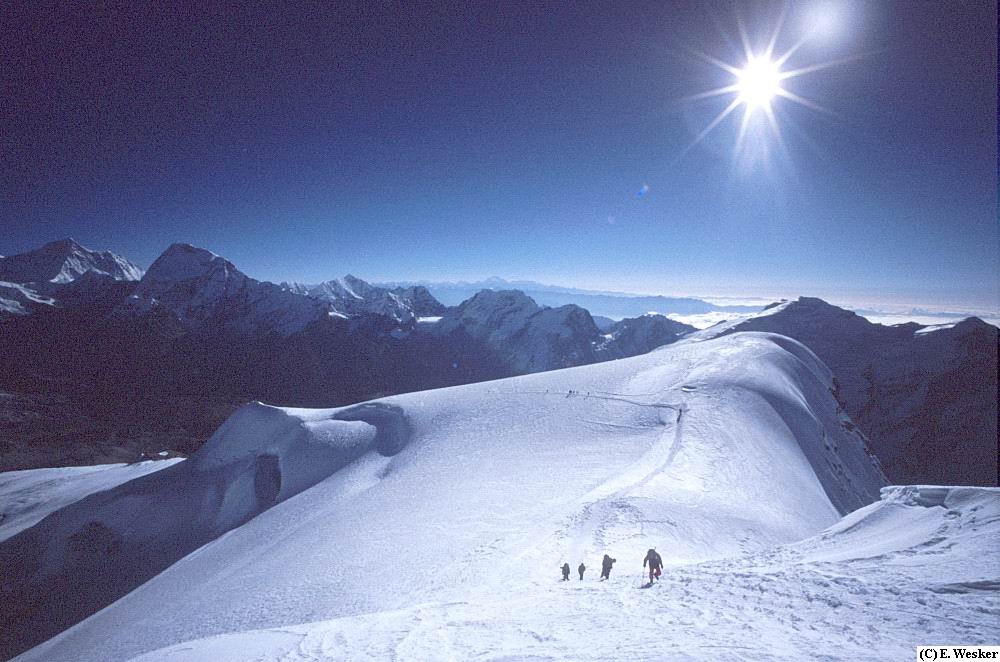 Wallpapers Nature Mountains On top of Mera Peak, looking East, Nepal