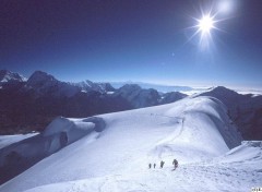 Fonds d'cran Nature On top of Mera Peak, looking East, Nepal