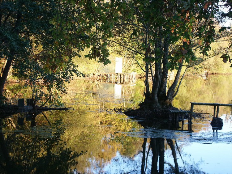 Fonds d'cran Nature Couchers et levers de Soleil Etang de port Brillet