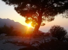 Wallpapers Nature Samos - Coucer de soleil sur Vourliotes