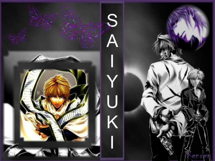 Fonds d'cran Manga Saiyuki sanz sama