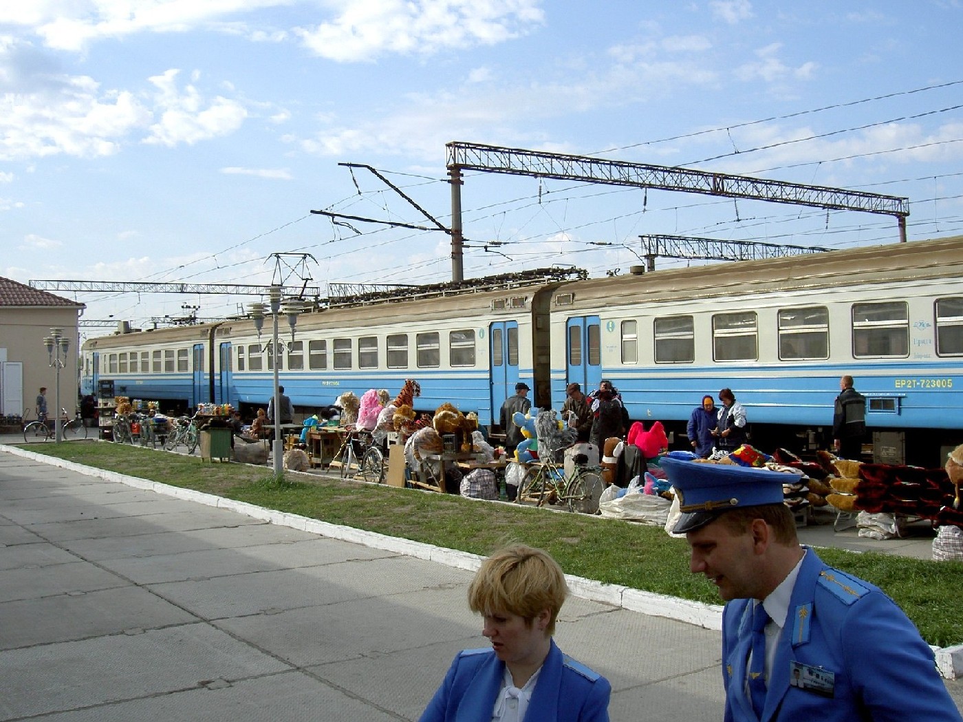 Fonds d'cran Transports divers Trains Train a dstination de Kiev