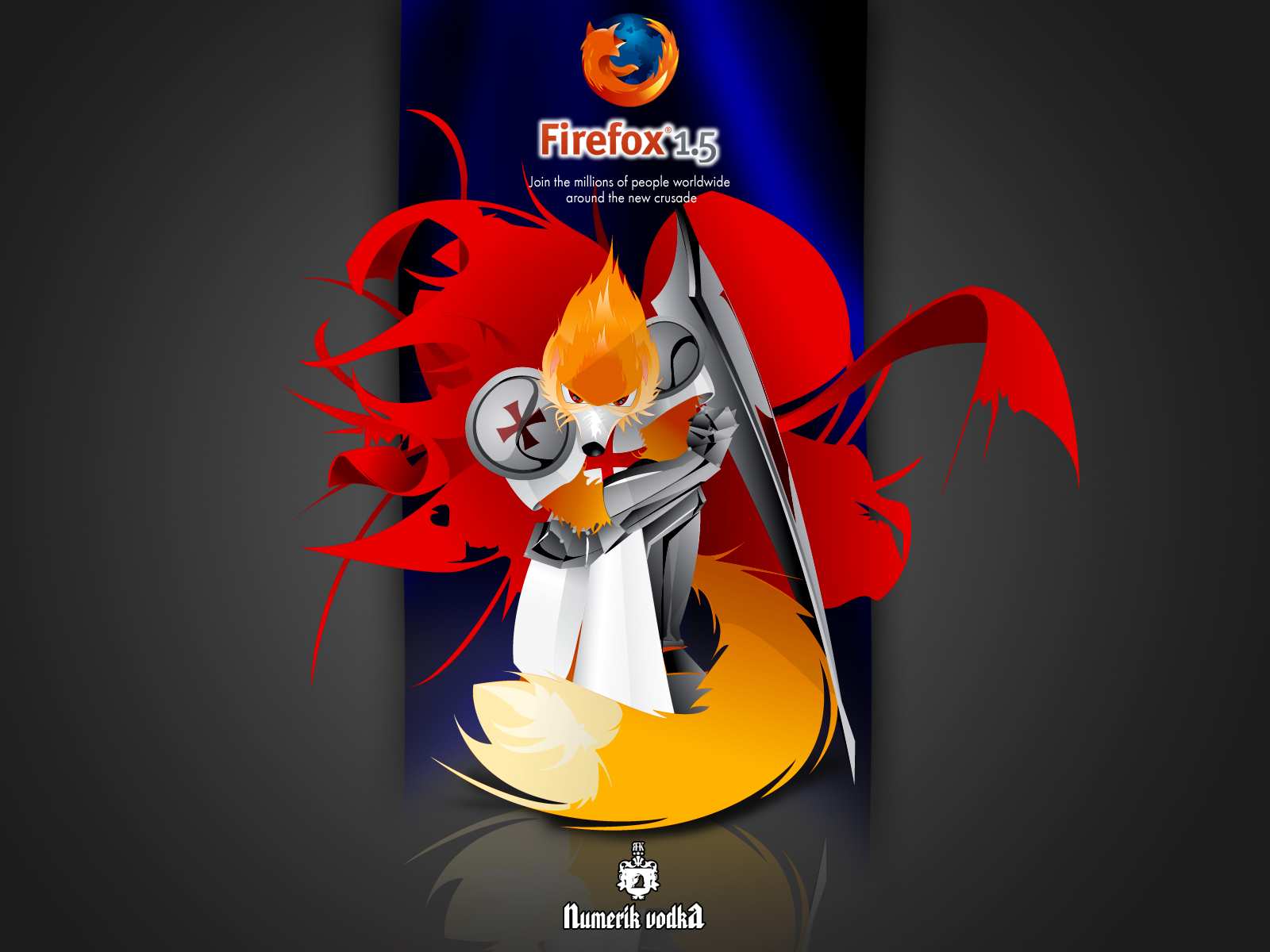 Fonds d'cran Informatique Mozilla The Firefox Crusade