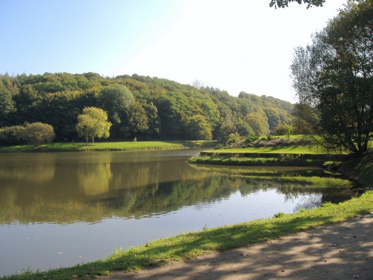 Fonds d'cran Nature Fleuves - Rivires - Torrents La Penfeld dans le parc de Kervallon - Brest