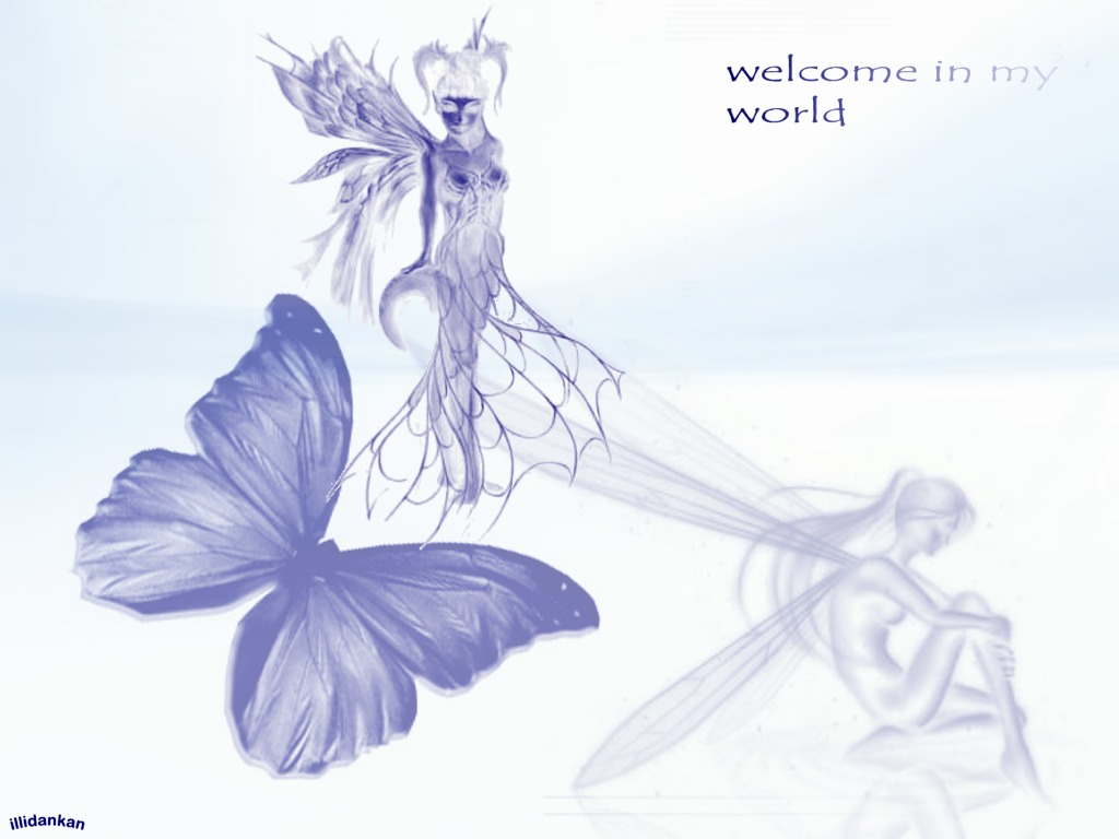 Wallpapers Fantasy and Science Fiction Fairies welcome in my world