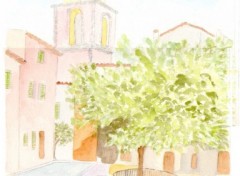 Wallpapers Art - Painting saint tropez