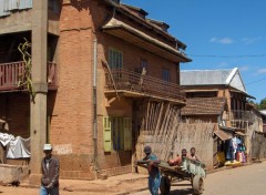 Fonds d'cran Voyages : Afrique Antsirab, transports en ville