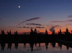 Fonds d'cran Nature La Lune et Vnus !