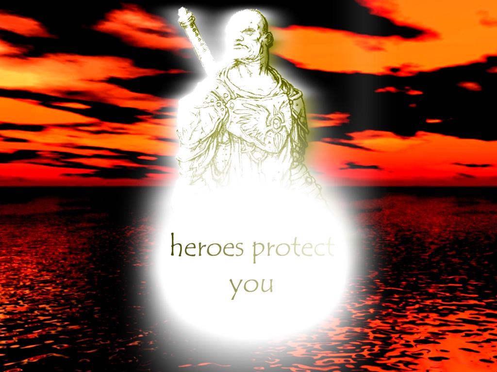 Fonds d'cran Fantasy et Science Fiction Barbares heroes protect you