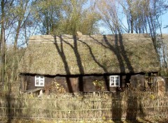 Fonds d'cran Voyages : Europe Maison de toit de chaume