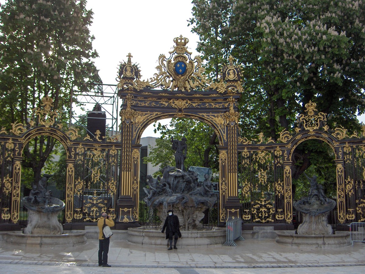 Wallpapers Trips : Europ France > Lorraine A Nancy, les grilles de la place Stanislas