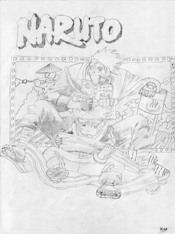 Wallpapers Art - Pencil Manga - Naruto Naruto