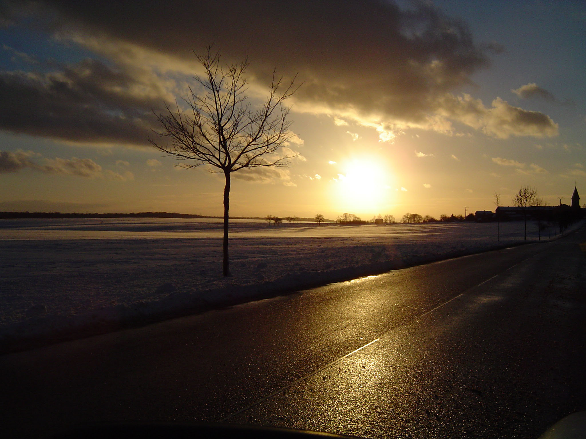 Fonds d'cran Nature Paysages coucher de soleil