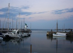 Wallpapers Boats la flotte le soir