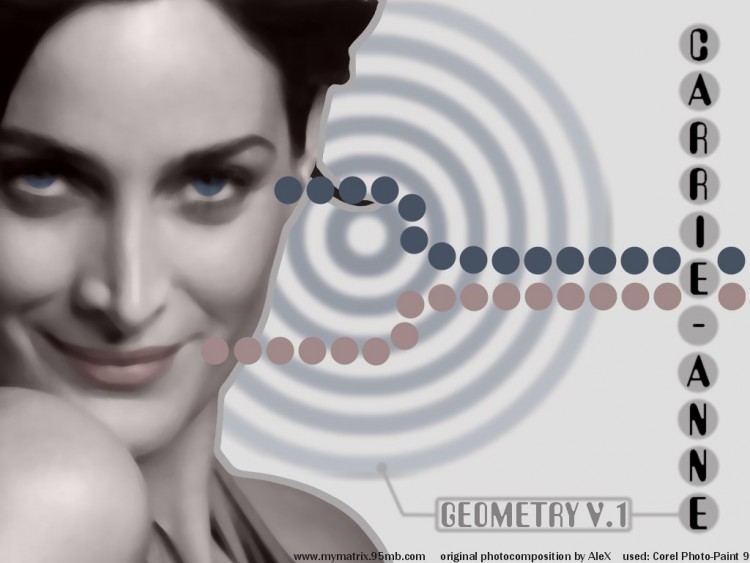 Wallpapers Celebrities Women Carrie-Anne Moss The Grey is not Bad