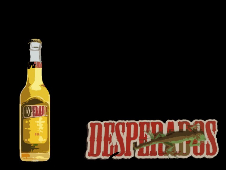 Fonds d'cran Objets Boissons - Alcool Desperados: logo & Bouteille