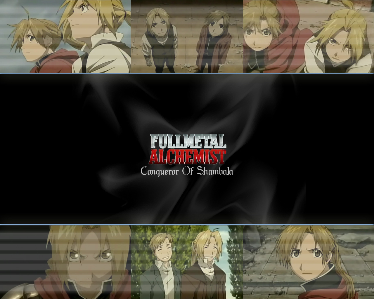 Wallpapers Manga Full Metal Alchemist FMA le film avec ed et al