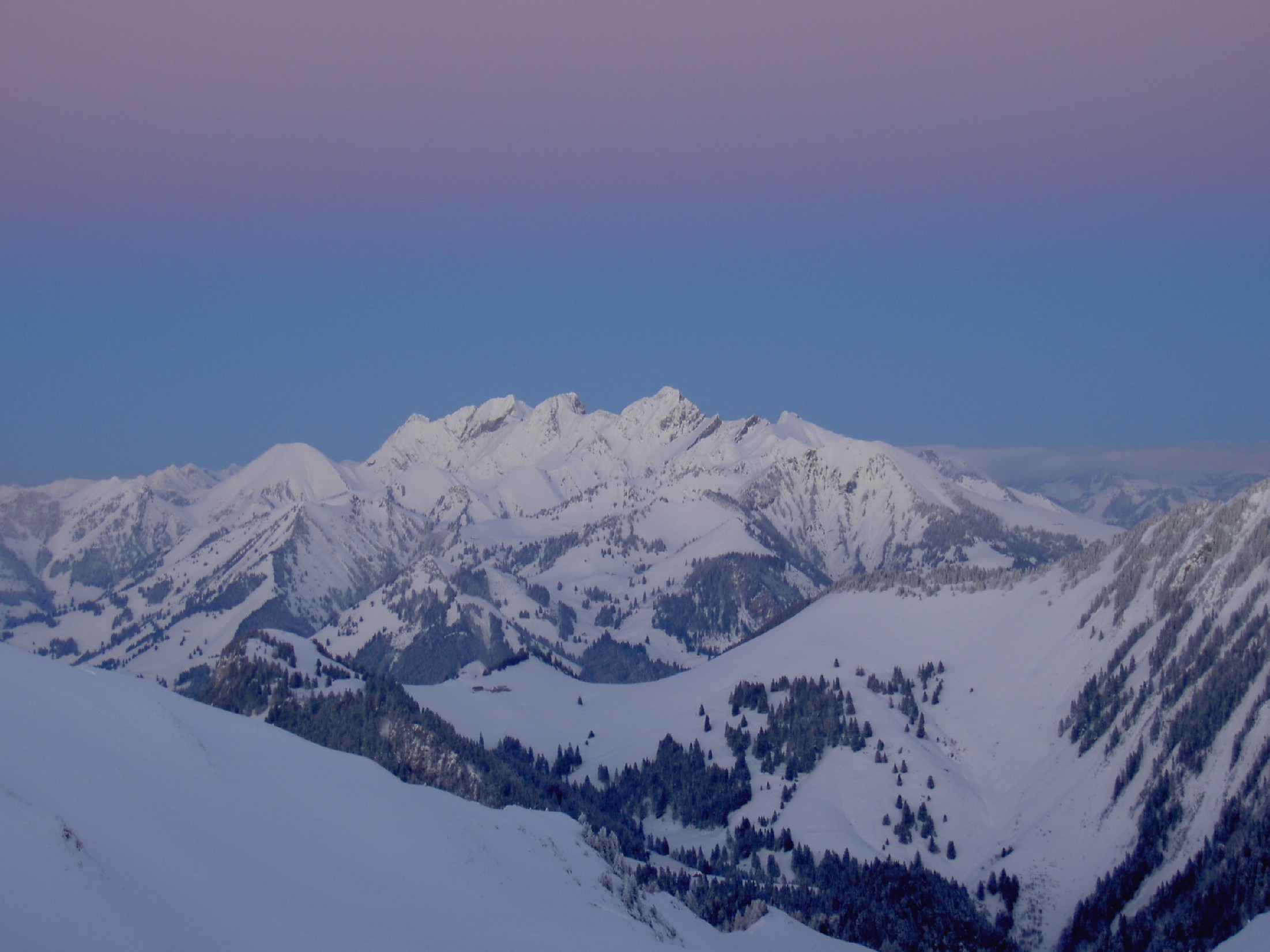 Fonds d'cran Voyages : Europe Suisse Vue depuis les rochers de Naye