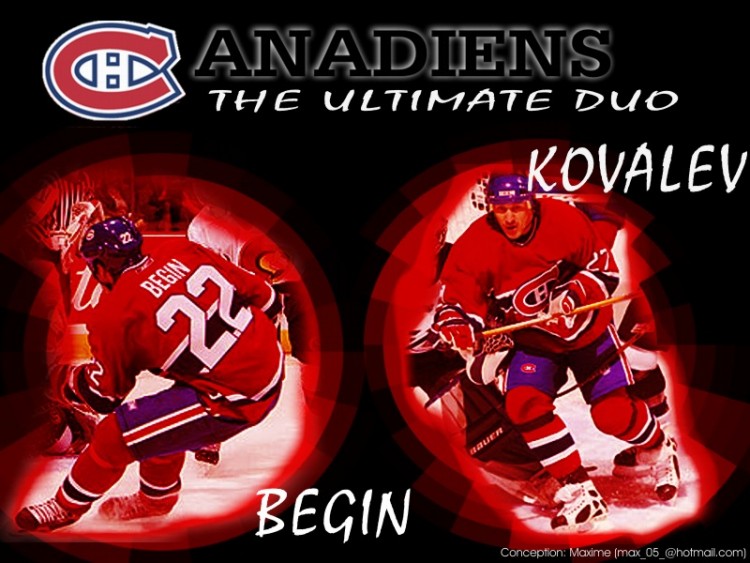 Wallpapers Sports - Leisures Hockey Alex Kovalev et Steve Bgin