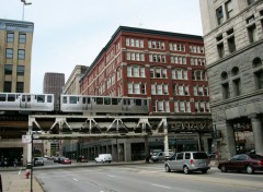 Fonds d'cran Voyages : Amrique du nord El Train Chicago