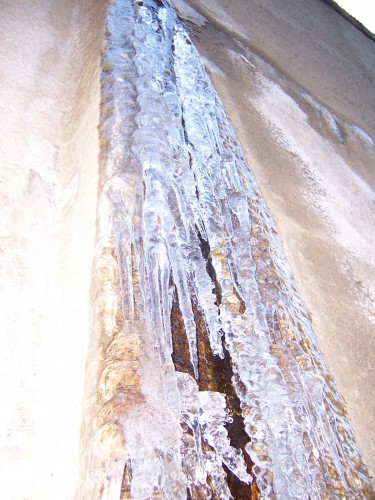 Fonds d'cran Nature Saisons - Hiver Cascade gele