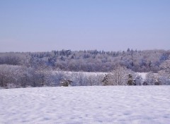 Fonds d'cran Nature Campagne Normande sous la neige