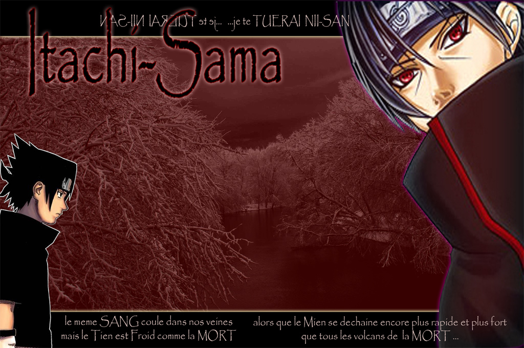 Fonds d'cran Manga Naruto itachi et sasuke