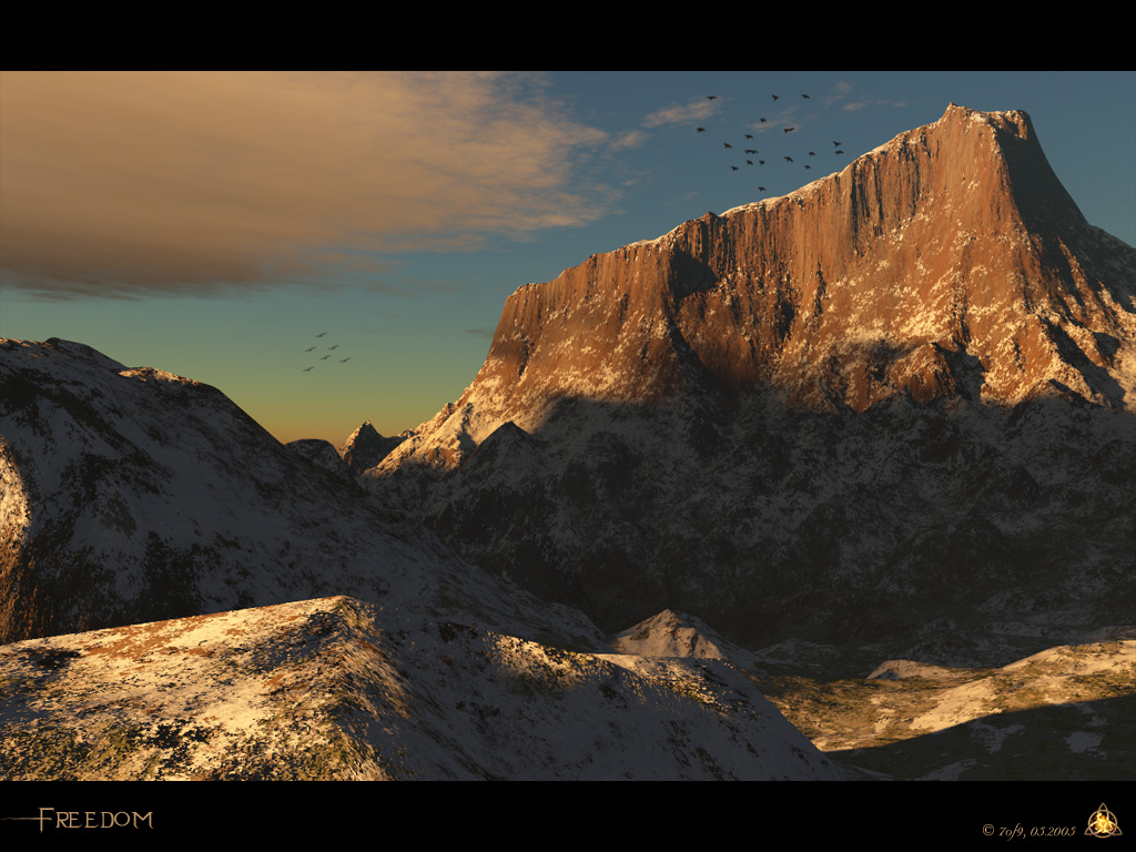 Wallpapers Digital Art 3D - Terragen Freedom