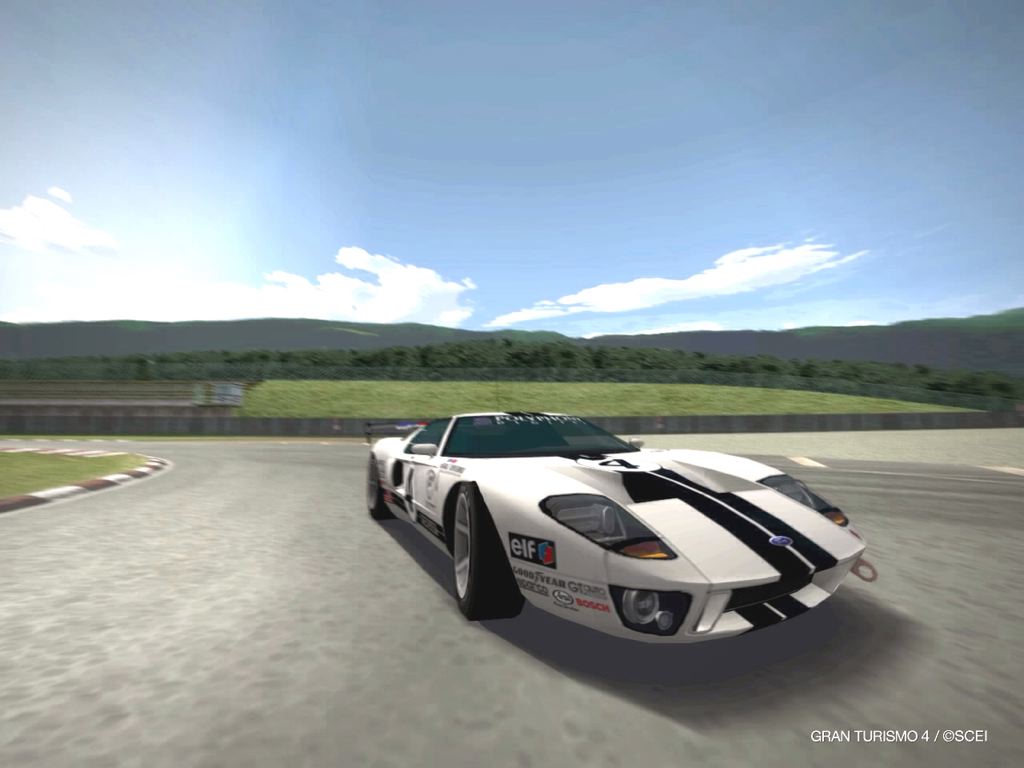 Fonds d'cran Jeux Vido Gran Turismo 4 Ford GT (1)