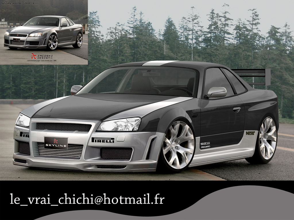 Fonds d'cran Voitures Tuning skyline R3-x