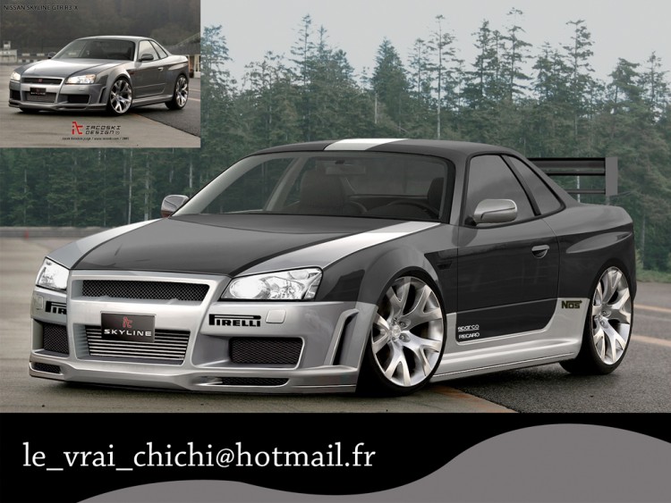 Wallpapers Cars Tuning skyline R3-x