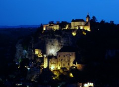 Fonds d'cran Voyages : Europe Roccamadour la muit