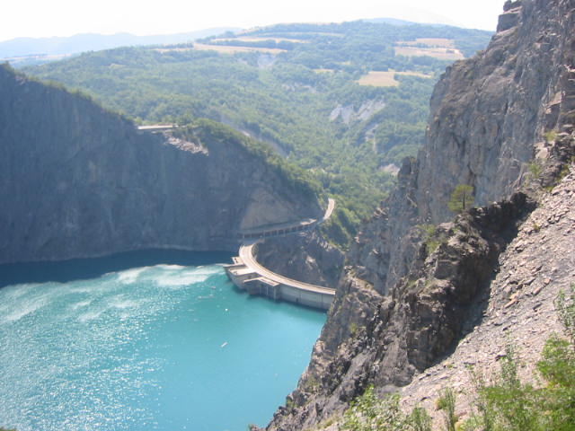 Wallpapers Constructions and architecture Miscellaneous constructions Barrage de Monteynard (Isre)