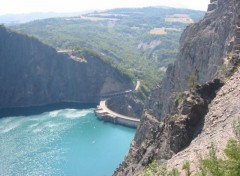 Fonds d'cran Constructions et architecture Barrage de Monteynard (Isre)