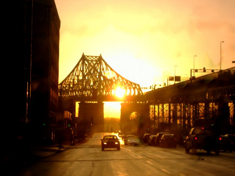 Fonds d'cran Voyages : Amrique du nord Canada > Qubec Pont Champlain Montral