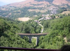 Fonds d'cran Constructions et architecture Les Viaducs (Train de la Mure en Isre)