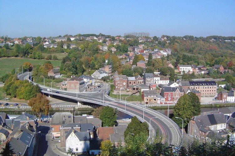 Wallpapers Trips : Europ Belgium Thuin - Viaduc