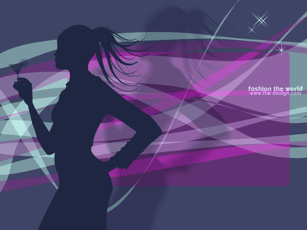 Wallpapers Digital Art Women - Femininity Cocktail