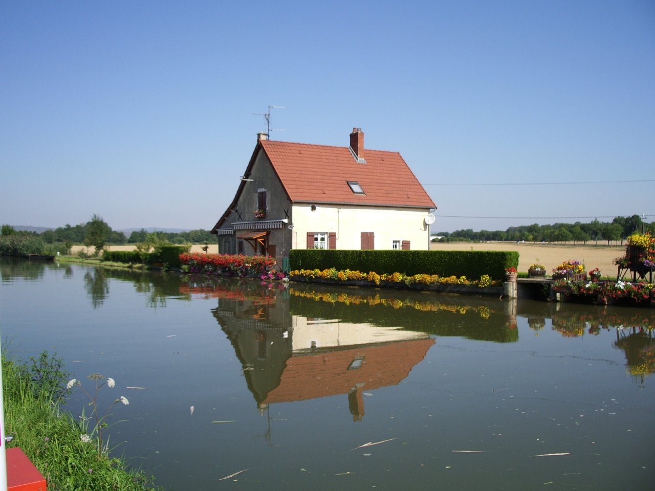 Wallpapers Trips : Europ France > Bourgogne La voie verte prs de Chalon/Sane