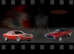 Fonds d'cran Erotic Art Dodge Challenger Rt Difference