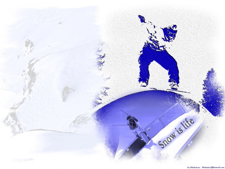 Wallpapers Sports - Leisures Snowboard snow is life