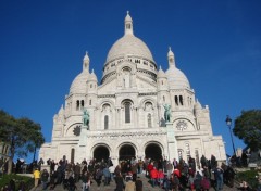 Fonds d'cran Voyages : Europe Paris - Monte au Sacr-Coeur