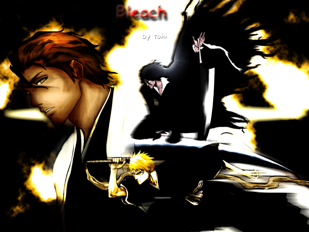 Fonds d'cran Manga Bleach ichigo aizen