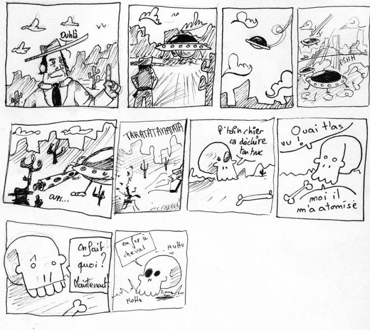 Fonds d'cran Art - Crayon BDs - Divers planche 10