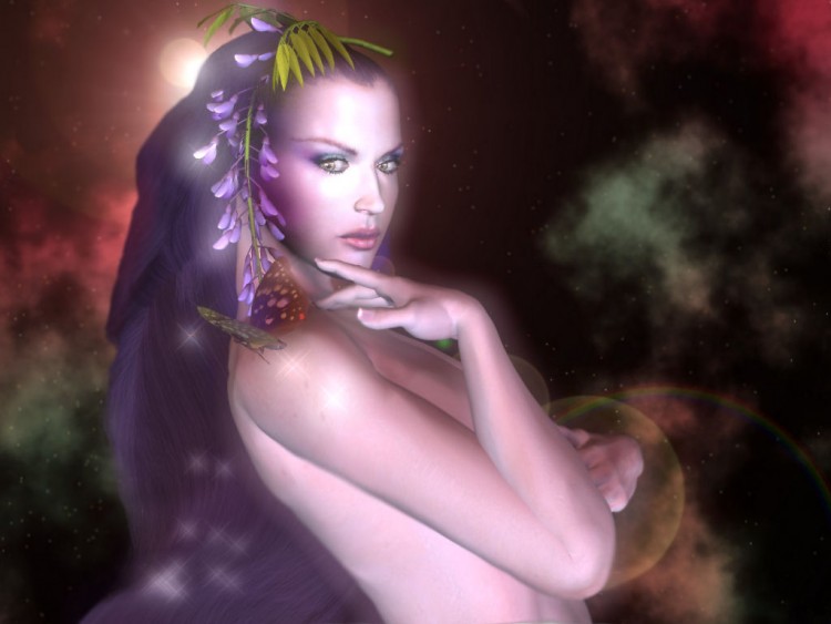 Wallpapers Digital Art 3D - Poser planet violet