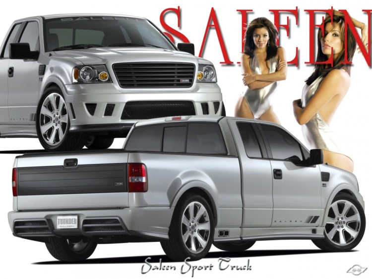 Fonds d'cran Voitures Filles et Voitures Saleen Sport Truck