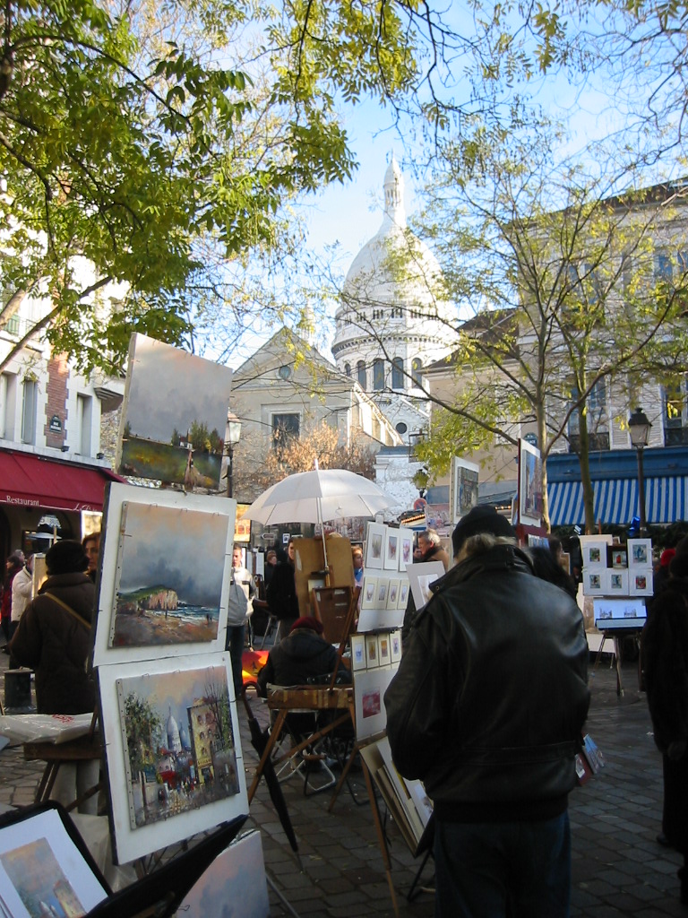 Wallpapers Trips : Europ France > Ile-de-France Paris - Place du Tertre 2